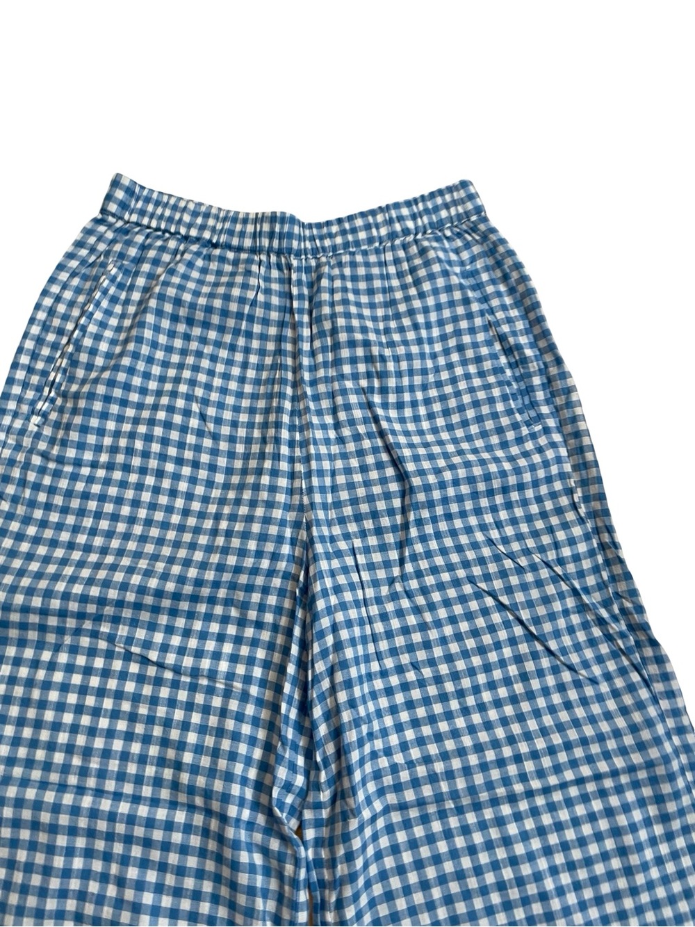ROLLER RABBIT BLUE GINGHAM EMANI PANTS NEW WITH TAGS - Picture 2 of 12